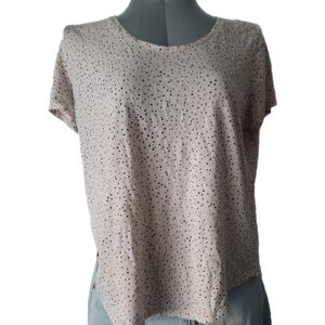Joe Fresh Women’s Speckled T-Shirt – Size L